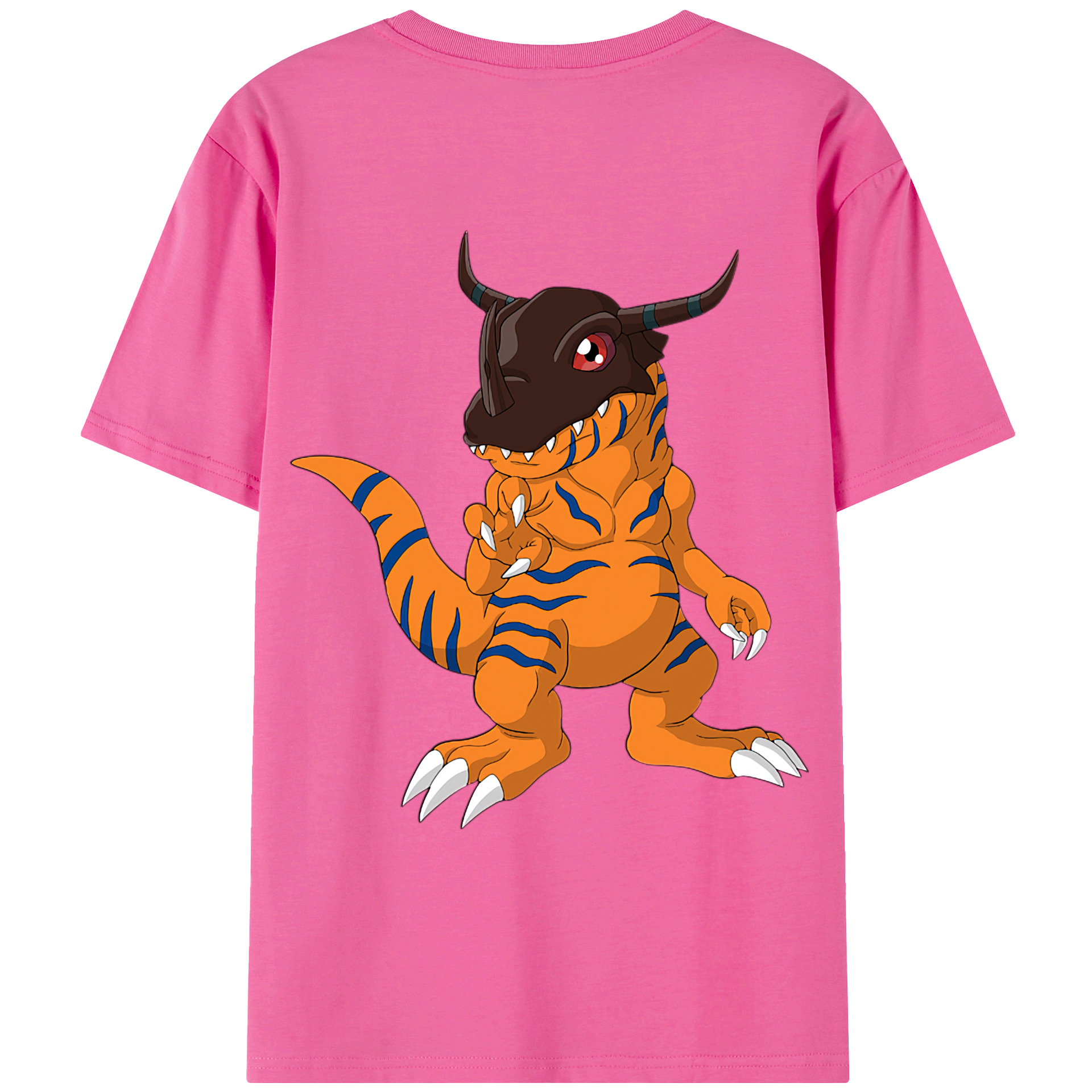 （画像用） Digimon デジタルモンスター/デジモン レディース半袖Tシャツ(バックプリント)